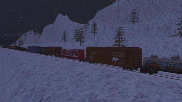 FEF-3 Christmas Train Pulls The Christmas Train (Trainz 2019) смотреть онлайн