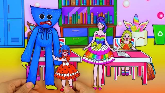 [🐾paper Diy🐾] Poor Vs Rich Rapunzel Mother And Daughter Family #Rapunzel Compilation 놀이 종이