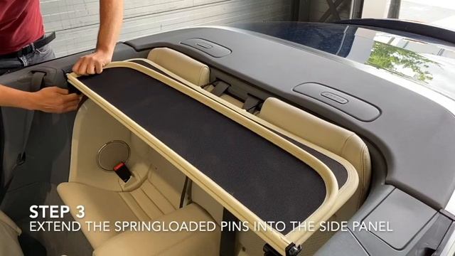 WIND DEFLECTOR JAGUAR XK X150 (2006 - 2016) - INSTALLATION смотреть онлайн