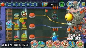 Plants vs Zombies:All Stars (Zombot Tomorrow-tron) (1.0.81+)  (Bosses Gameplay #6) China Games.