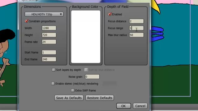 Anime Studio Pro 7 Tutorial- Depth of Field смотреть онлайн