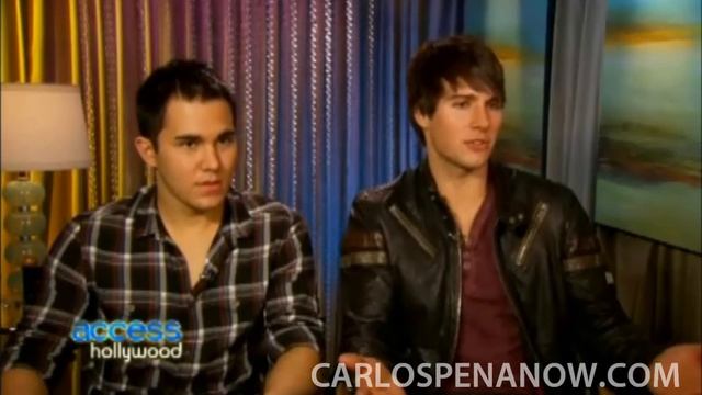 Carlos Pena and James Maslow Talk to Access Hollywood смотреть онлайн