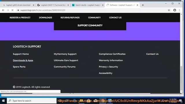 Fix Logitech G433 Mic Not Working on Windows 10 смотреть онлайн