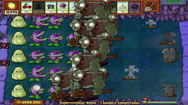 Plants vs Zombies - Chomper Hypno-shroom vs Gargantuar смотреть онлайн