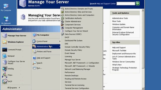 Windows Server 2003 - WINS Server смотреть онлайн