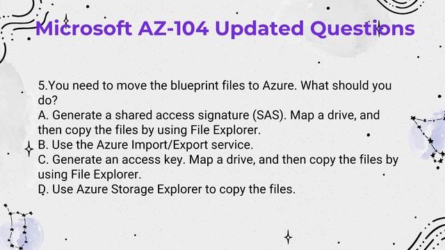 AZ-104 Microsoft Azure Administrator Updated Questions смотреть онлайн