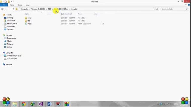 TBB configuration in Visual Studio 2013 - with environment variable смотреть онлайн