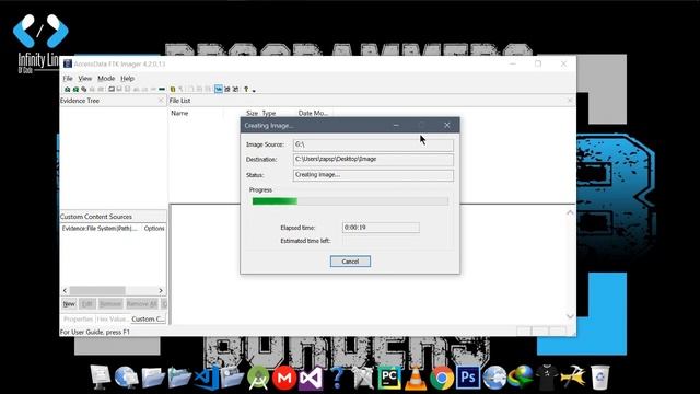 Creating Flash Disk Image using FTK Imager смотреть онлайн