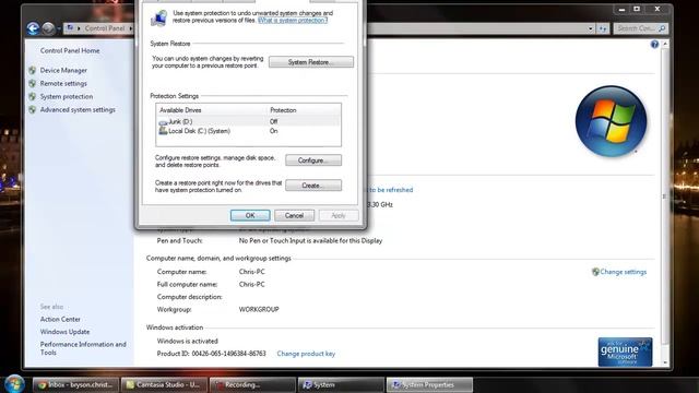 Disable System Restore in Windows 7 (System Protection) смотреть онлайн