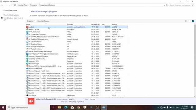 Uninstall A Application Or A Software In Windows 10 смотреть онлайн