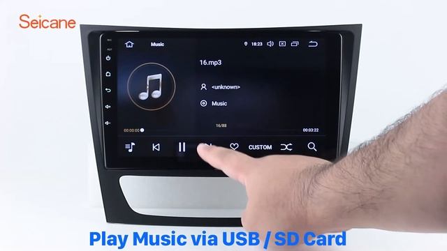 2001-2009 Mercedes Benz E Class W211CLS CLASSC219 Radio Android 10.0 HD Touchscreen 9 inch Screen смотреть онлайн