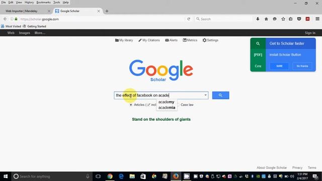 Using Mendeley Web Importer in Fire Fox смотреть онлайн