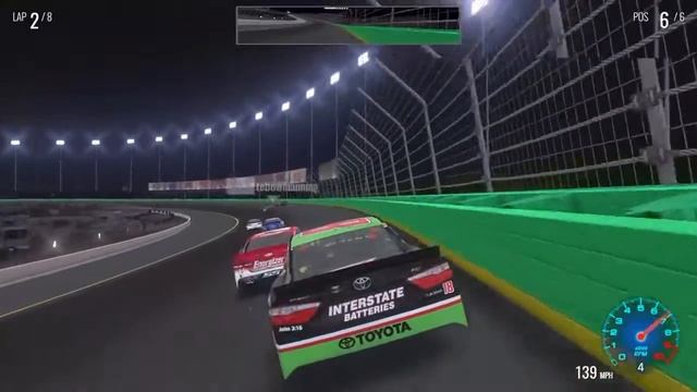 Crazy Crashes on NASCAR Heat 6-10 смотреть онлайн