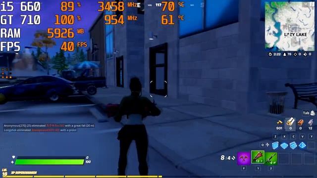 Fortnite *NEW* Performance Mode (GT 710 + i5 660) смотреть онлайн
