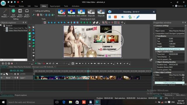 VSDC Video editor turtorial || Combine object || Part-2|| смотреть онлайн