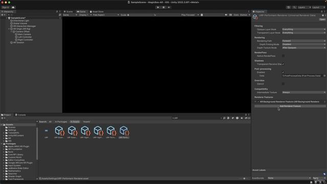 21 -Adding an AR Background Renderer Feature смотреть онлайн