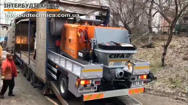 Бетононасос UB506 /309 CIFA, установленный на шасси ISUZU EURO 5 смотреть онлайн
