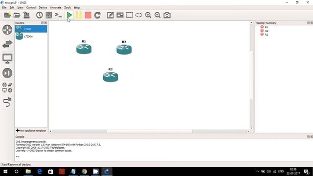 Custom console with Xshell5 in GNS3 смотреть онлайн