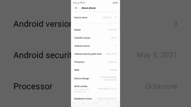 OPPO A1k Software Update Settings Security Review ColorOS 6 Android Version 9 2023 CPH1923EX_11_A_4 смотреть онлайн
