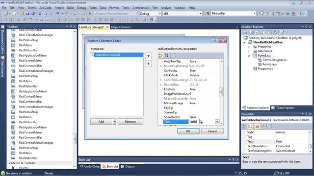 Getting Started with Telerik's RadRichTextBox смотреть онлайн