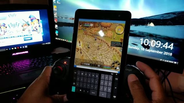 Flyff on Windows Tablet with iPega Controller смотреть онлайн