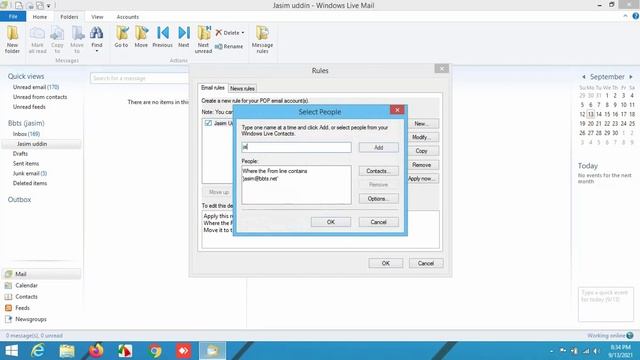 How to Create Mail Rules & Folder in Windows Live Mail смотреть онлайн