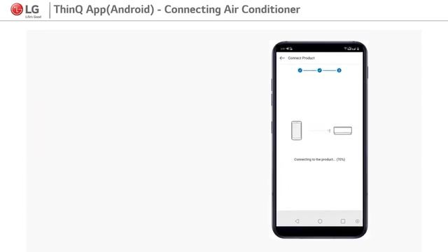 LG ThinQ App Android Connecting Air Conditioner смотреть онлайн