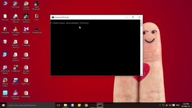 CMD Tutorial - 3 - How to check History commands смотреть онлайн