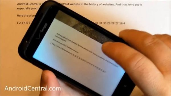 Google Docs Android app