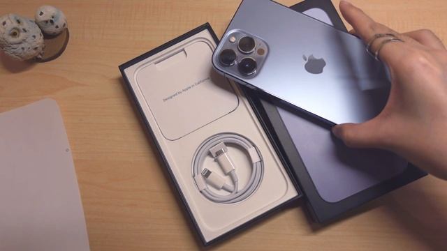Iphone 13 Pro Max Unboxing Sierra Blue 256GB | ASMR смотреть онлайн