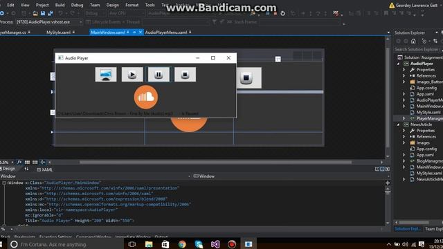 Audio Player tutorial : Xaml & C# смотреть онлайн
