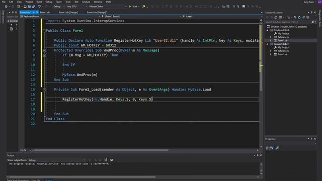 VB203 - VB NET HotKey Hooks смотреть онлайн