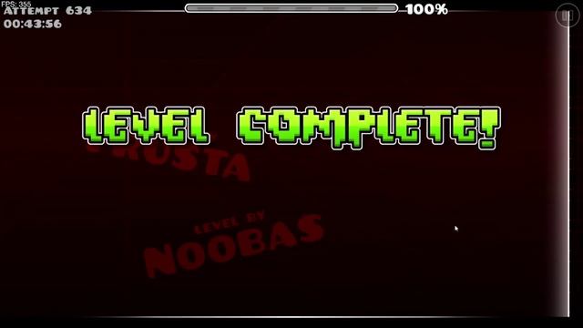 ЭКСТРИМ ДЕМОН ЗА ЧАС? GEOMETRY DASH Sakupen hell 100% смотреть онлайн