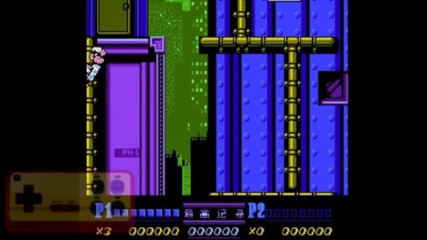 Double Dragon II : The Revenge (NES) - Play As Boss Ninja Hack | Ninja Boss Edition Gameplay [PAL]