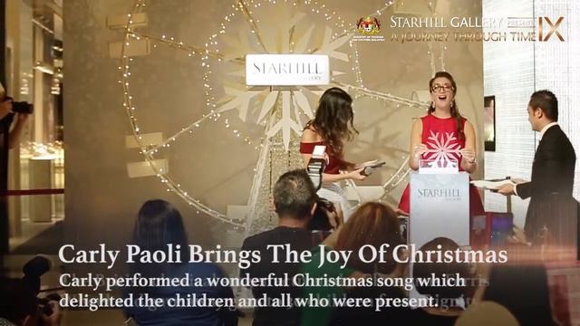 Carly Paoli Brings the Joy of Christmas to Starhill Gallery смотреть онлайн