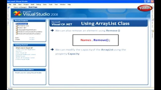 Learn C Sharp C# Net Framework | Using ArrayList Class смотреть онлайн