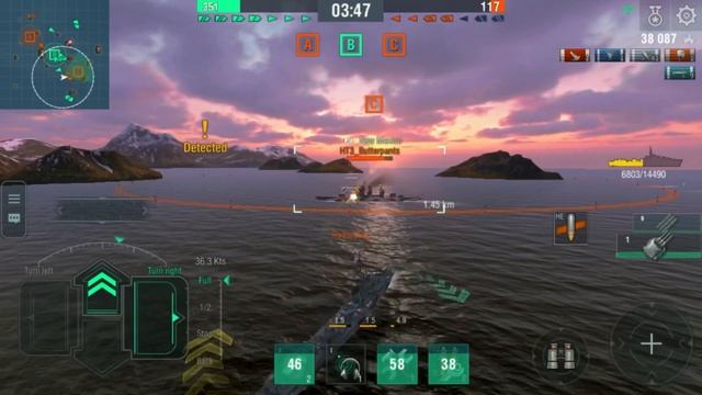 World of Warships Blitz: Tier VII Jervis Gameplay and Stats смотреть онлайн