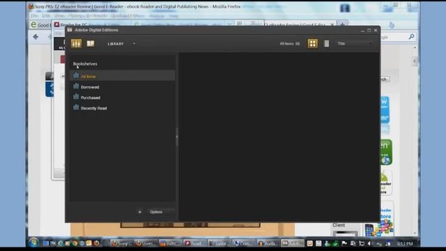 How To Load EBooks On The Sony PRS-T2
