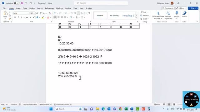 05 Windows server 2022 - Network Fundamentals Subnetting Long Way смотреть онлайн