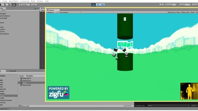 Unity3d Kinect v1 смотреть онлайн