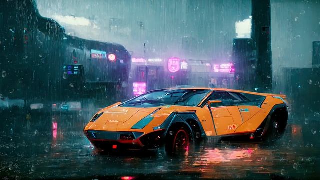 Countach 2049 | 1 Hour | No Sound | 4K | Turn your TV into MOTION ART смотреть онлайн