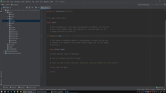 [Renpy Tutoriál] 1. rész - Alapok, show és scene смотреть онлайн