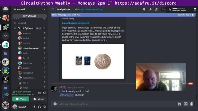 CircuitPython Weekly Meeting June 8th, 2020 #adafruit смотреть онлайн