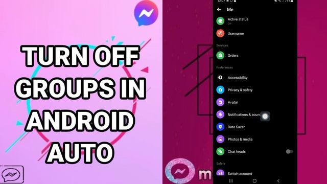 How To Turn Off Groups In Android Auto On Facebook Messenger App смотреть онлайн