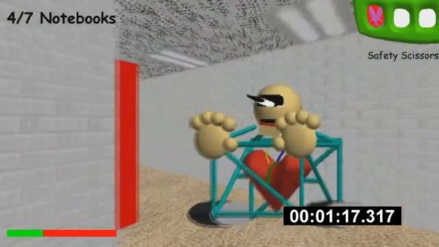 Baldi's Basics 1.3.2: 7/7 Notebooks in 2:26.464 смотреть онлайн