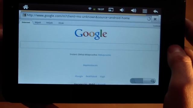 EKEN M009F 7" MAGYAR Android 2.3 IMAPx210 1GHz смотреть онлайн
