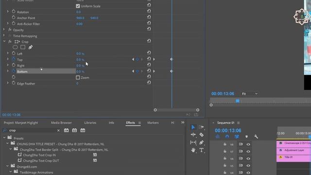 Crop Opening & Close Black Bars Transition Effect 2018 смотреть онлайн