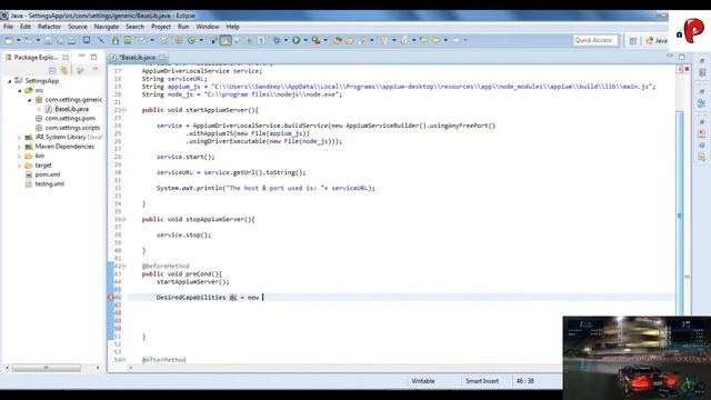 Appium Framework 3 Run Appium Programatically смотреть онлайн