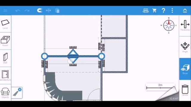 Home Design 3D Tutorial: How to Create a curve wall | Create balcony Using Room #HomeDesign3D смотреть онлайн