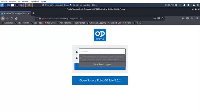 Analisis de Aplicacion Web OWASP ospos смотреть онлайн